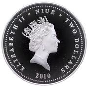 2 Dollars - Elizabeth II White Swans obverse image