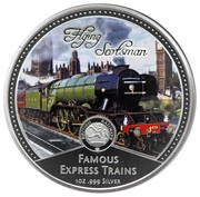 2 Dollars - Elizabeth II Flying Scotsman, Niue, 2010 reverse image