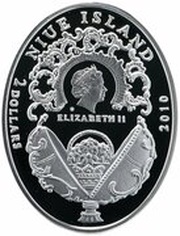2 Dollars - Elizabeth II Lily of the Valley Egg obverse image