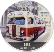 2 Dollars - Elizabeth II Bus, Niue, 2010 reverse image