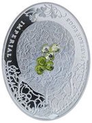 2 Dollars - Elizabeth II Clover Leaf Egg, Niue, 2010 reverse image