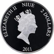 2 Dollars - Elizabeth II Luke and oxen obverse image