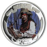 2 Dollars - Elizabeth II Bartholomew Roberts, Niue, 2011 reverse image