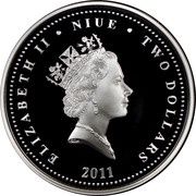 2 Dollars - Elizabeth II B-52 Stratofortress Bomber obverse image