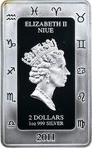 2 Dollars - Elizabeth II Sagittarius obverse image
