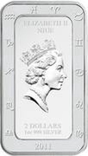 2 Dollars - Elizabeth II Capricorn obverse image
