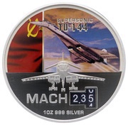 2 Dollars - Elizabeth II Tu-144, Niue, 2011 reverse image