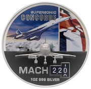 2 Dollars - Elizabeth II Concorde, Niue, 2011 reverse image
