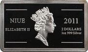 2 Dollars - Elizabeth II First man in space obverse image