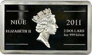 2 Dollars - Elizabeth II First space walk obverse image