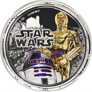 2 Dollars - Elizabeth II R2-D2 and C-3PO, Niue, 2011 reverse image