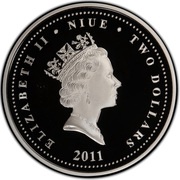 2 Dollars - Elizabeth II Han Solo and Chewbacca obverse image