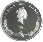2 Dollars - Elizabeth II Victory obverse image