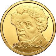 2 Dollars - Elizabeth II Adam Mickiewicz, Niue, 2011 reverse image