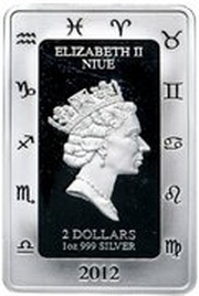 2 Dollars - Elizabeth II Aries obverse image