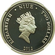 2 Dollars - Elizabeth II Year of the Dragon obverse image