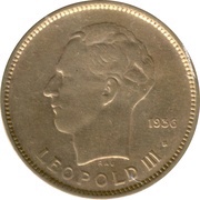 5 Francs - Léopold III reverse image
