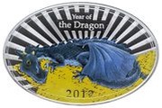 2 Dollars - Elizabeth II Year of the Dragon, Niue, 2012 reverse image