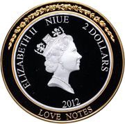 2 Dollars - Elizabeth II Love Notes obverse image