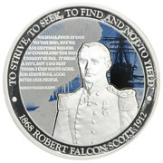 2 Dollars - Elizabeth II Robert Falcon Scott, Niue, 2012 reverse image