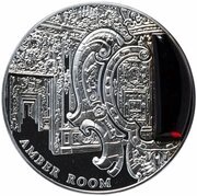 2 Dollars - Elizabeth II Amber Room, Niue, 2012 reverse image