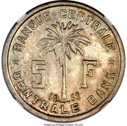 5 Francs Essai reverse image