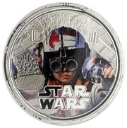 2 Dollars - Elizabeth II Anakin Skywalker, Niue, 2012 reverse image
