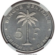 5 Francs Essai reverse image