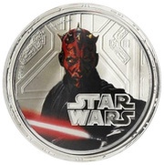 2 Dollars - Elizabeth II Darth Maul, Niue, 2012 reverse image