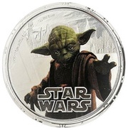 2 Dollars - Elizabeth II Yoda, Niue, 2012 reverse image