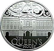 2 Dollars - Elizabeth II The Queen's House, Niue, 2013 reverse image