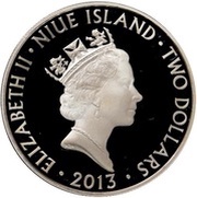 2 Dollars - Elizabeth II Westminster Abbey obverse image