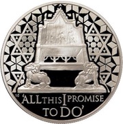 2 Dollars - Elizabeth II Westminster Abbey, Niue, 2013 reverse image