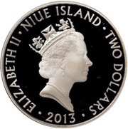 2 Dollars - Elizabeth II Westminster Abbey obverse image