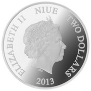 2 Dollars - Elizabeth II Tardis obverse image