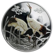 2 Dollars - Elizabeth II Cranes, Niue, 2013 reverse image