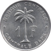 1 Franc reverse image