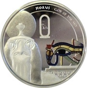 2 Dollars - Elizabeth II Horus, Niue, 2013 reverse image