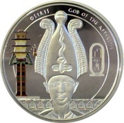 2 Dollars - Elizabeth II Osiris, Niue, 2013 reverse image