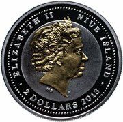 2 Dollars - Elizabeth II Constitution Day of Kazakhstan obverse image
