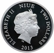 2 Dollars - Elizabeth II Thomas Edward Lawrence obverse image