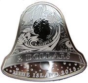 2 Dollars - Elizabeth II Christmas Bell obverse image