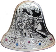 2 Dollars - Elizabeth II Christmas Bell, Niue, 2013 reverse image