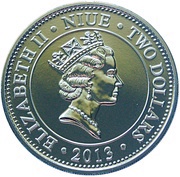 2 Dollars - Elizabeth II Coronation Jubilee obverse image