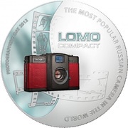 2 Dollars - Elizabeth II Lomo Compact, Niue, 2013 reverse image