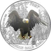 2 Dollars - Elizabeth II American Bald Eagle, Niue, 2013 reverse image