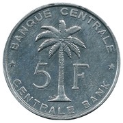 5 Francs reverse image