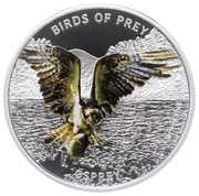 2 Dollars - Elizabeth II Osprey, Niue, 2013 reverse image