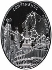 2 Dollars - Elizabeth II Europe, Niue, 2013 reverse image