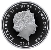 2 Dollars - Elizabeth II Venerable Collared Lizard obverse image